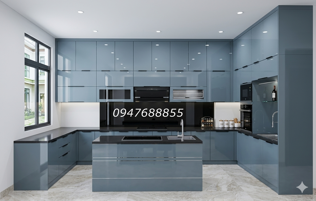 Tủ Bếp Nhôm Kính TPHCM