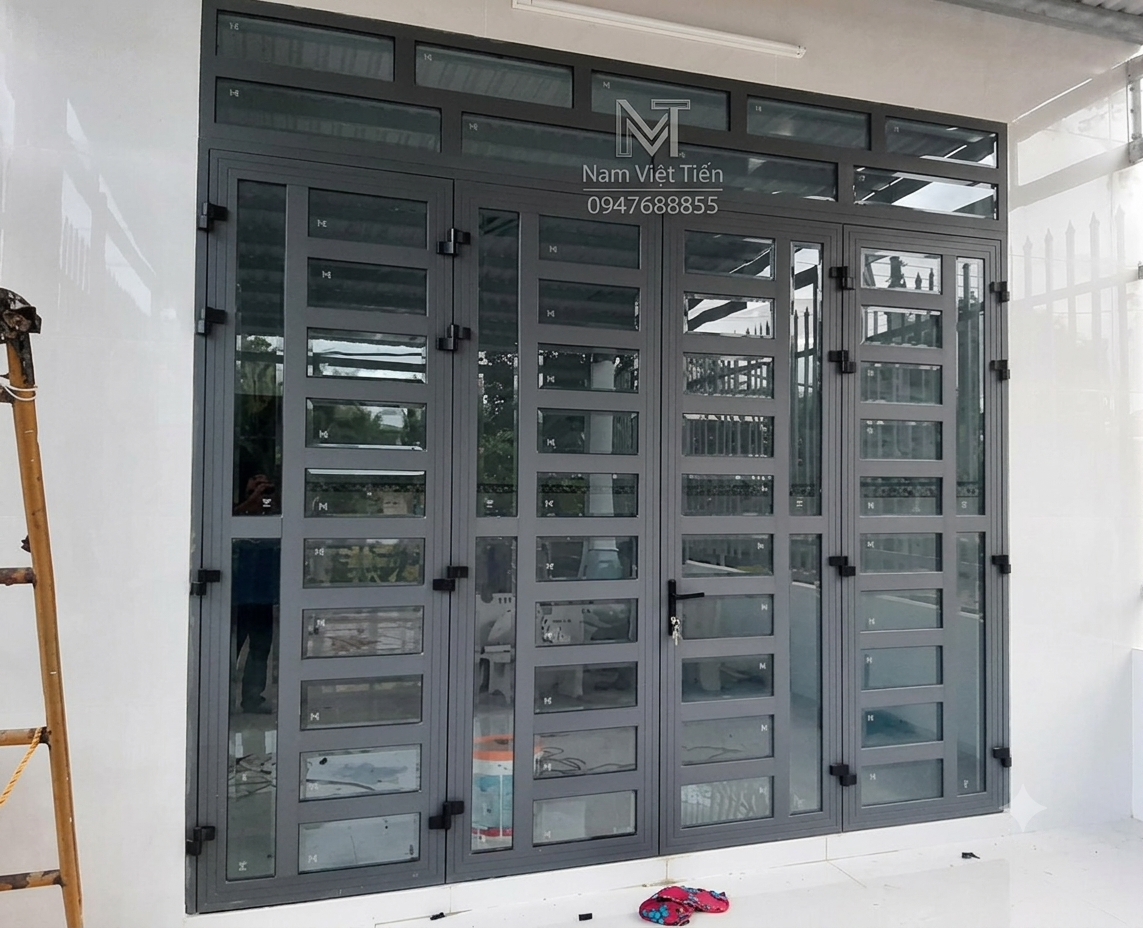 cửa nhôm kính xingfa nhà phố