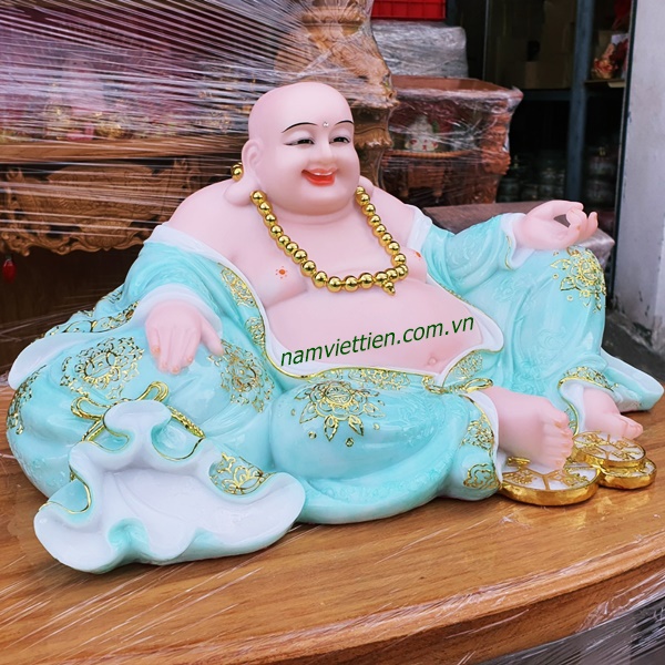 tuong da phat - Giá tượng Phật Di Lặc bằng đá 12inch