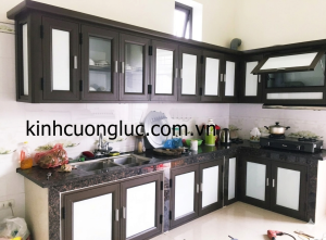 Làm Tủ Bếp Nhôm Xingfa TPHCM