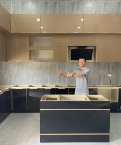 Tủ Bếp Nhôm Kính TPHCM Đẹp, Bền, Hiện Đại Cho Mọi Không Gian Bếp